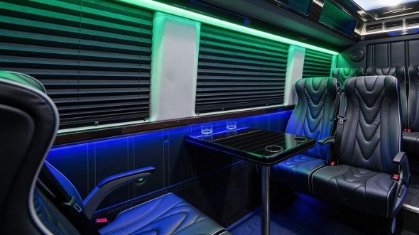 18 passenger sprinter van inside frisco