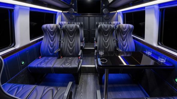 20 passenger sprinter van inside frisco