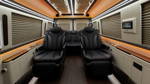 8 passenger sprinter van inside frisco