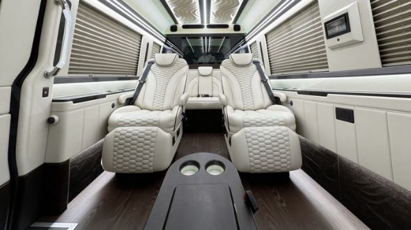 frisco 8 passenger sprinter van interior