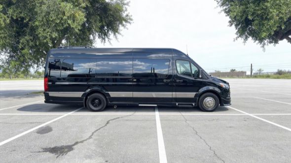 frisco private event sprinter van rental