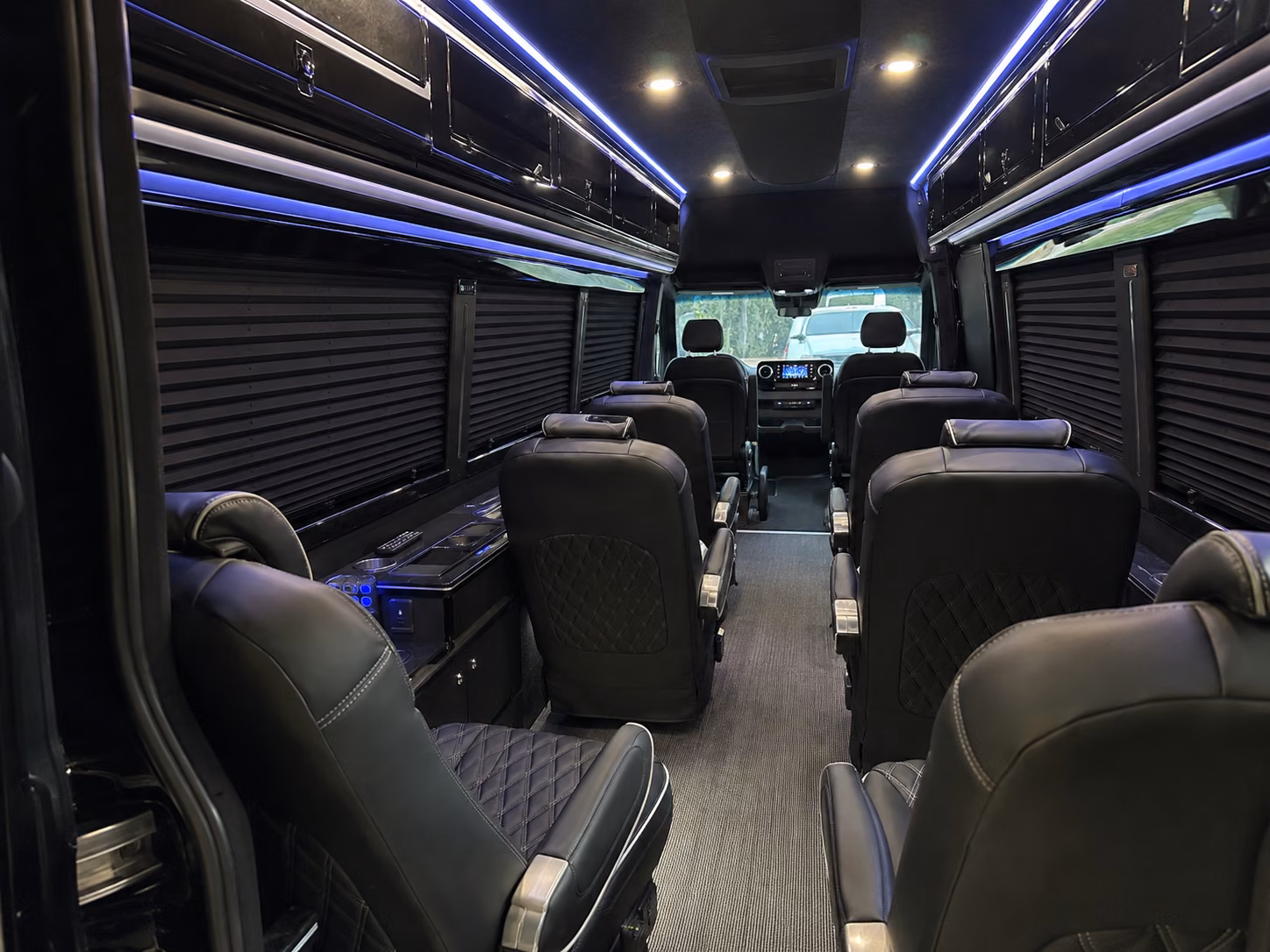 frisco 12 passenger sprinter van inside