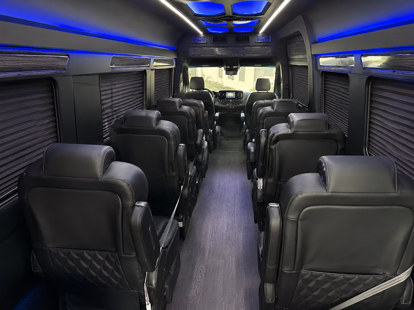 frisco 8 passenger sprinter van inside