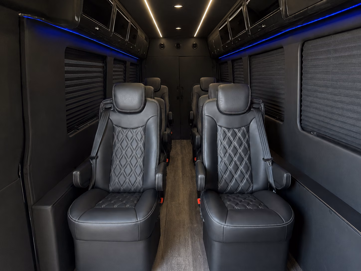 frisco 8 passenger sprinter van interior