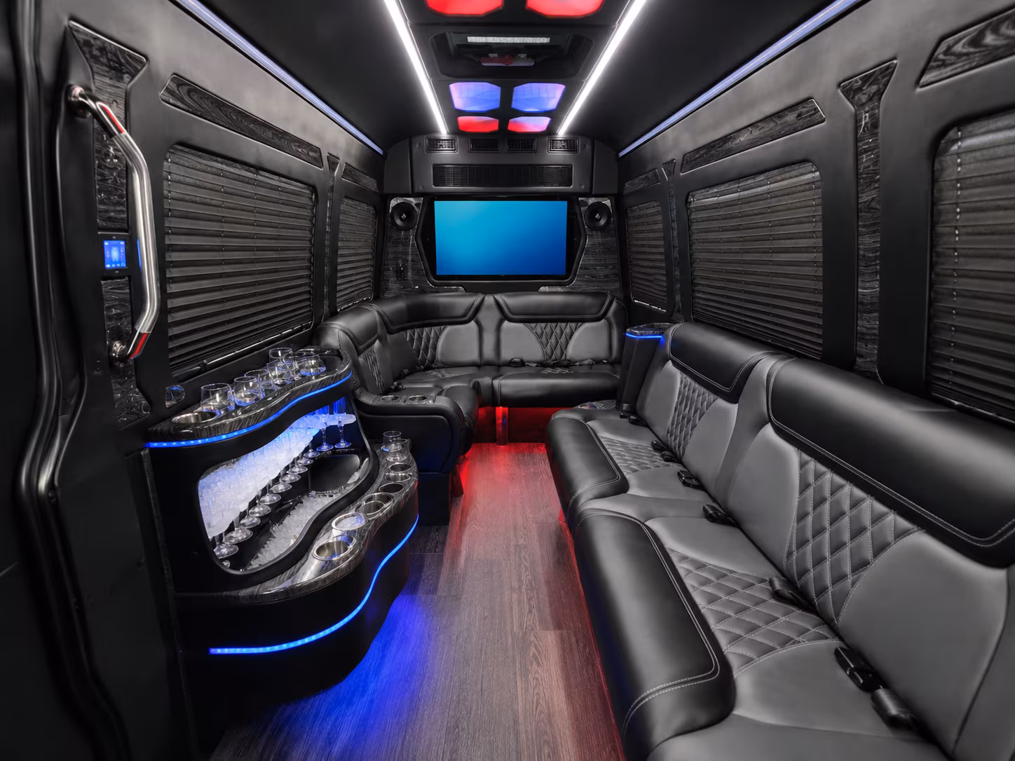frisco sprinter limousine inside